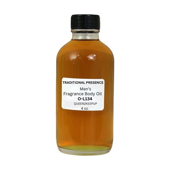 Traditional Presence (Men) Body Oil 4 oz Fragrance All Natural Roll-On Scent - Picture 5 of 5